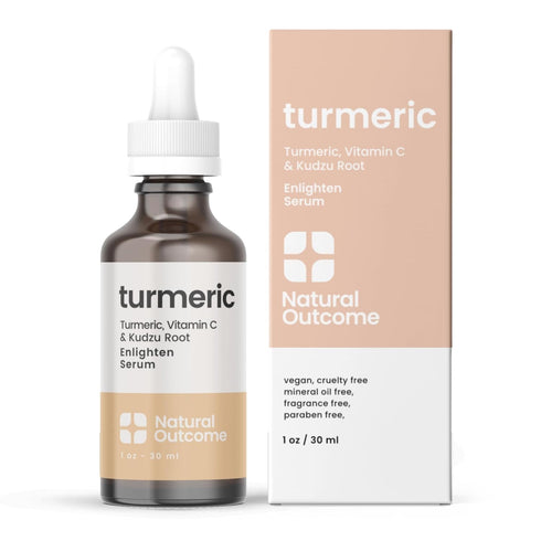 Turmeric Face Serum l Dull Spot Corrector Facial Serum I Reduces Sunspots, Hyperpigmentation, and Age Spots I Advanced Anti-Aging Serum with Vitam...