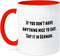3dRose mug_221860_5 If you don't have anything nice to say say it in German - Two Tone Red Mug, 11oz...