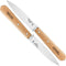 Opinel No. 112 Paring Knives 2 Piece Set, Sandvik 12C27 Steel Everyday Use Prep Knives for Chopping, Peeling, Slicing, Trimming, Stabilized Sustai...