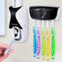 WAYCOM Dust-Proof Toothpaste Dispenser Toothpaste Squeezer Kit (Black)...