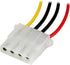 StarTech.com 12in Molex LP4 Power Extension Cable M/F - 4 pin Molex Power Connector - 4 pin Power Extension Cable - LP4 Power Cable (LP4POWEXT12)...