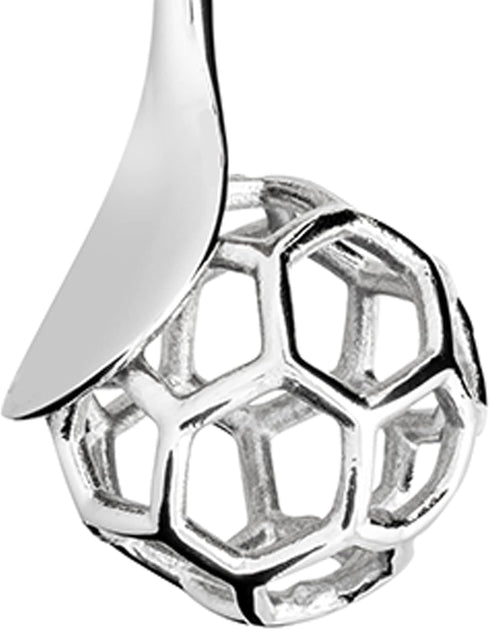 Alessi "acacia" Honey Dipper in 18/10 Stainless Steel Mirror Polished, Silver...