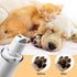 Electric Dog Nail Grinder, 2-Speed Electric Rechargeable Pet Nail Trimmer Paws Grooming & Grinding Tool for Small Medium Large Dog & Cats, Include...