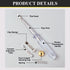 Fielect Test Screwdriver, Voltage Detector Pen Light Circuit Tester Electric Test Pen Screwdriver Neon Tube AC/DC 100-500V Clear 1pcs...
