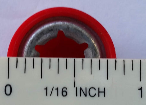 Hub Caps for Bike/TRIKES Compatible with Popular Red Wagon Brand - fits 3/8 Axle Diameter (Red)...