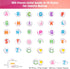 985 Pieces Letter Beads Kit,28 Styles Friendship Bracelet Kit Alphabet Beads Smiley Face Beads for Bracelets Jewelry Making Kit (White Bead Color ...