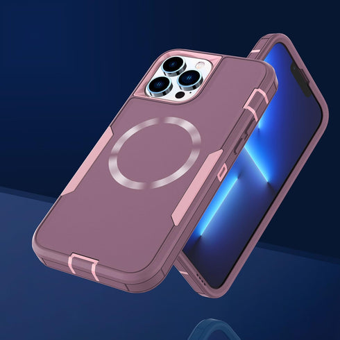 Magnetic Designed for iPhone 13 pro max Case, Drop Protection Heavy Duty,Compatible with MagSafe,Dustproof,No Fading, No Yellowing,for Men Women, ...