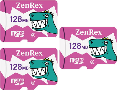 128MB Pack of 1, 3 Count MicroSD C4 Memory Card for Corporate Data Dtorage and File Transfer with Adapter...