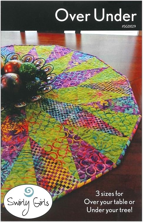 SWIRLY GIRLS DESIGN Over Under Tree Skirt pattern Large...