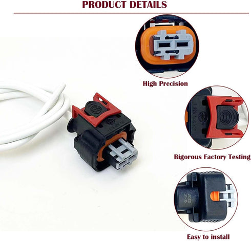PT3739 Injector Pigtail Connector Compatible with Duramax L5P Engine V8 6.6L Replacement for 19368140 Fuel Injector Pigtail Connector Kit 2pcs...
