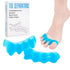 2 Pcs Toe Spacers for Women and Men - Metatarsal Yoga Cushion - Therapeutic Stretchers for Plantar Fasciitis, Bunions, Silicone Toe Separators (Bl...
