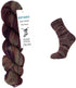 Estako Jolly Socks Hand Painted Yarn 75% Superwash Merino Wool and 25% Polyamide (Fine/Sport 2 Weight) / 3.52 Oz - 100 gr / 360 Yard - 330 mt (726...