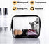 Toiletry Bags Makeup Bags & Cases Waterproof Plastic Bag Clear PVC Travel Accessories Bag Organizer for Men and Women Travel Business Bathroom (Tr...
