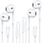 MOSWAG USB C Headphones in Ear Wired Headphones with Microphone for Samsung S23/Note 20/Pixel 7 Macbook Pro and Other Smartphones with USB C Inter...