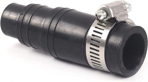 TonGass DWC-00 Dishwasher Connector Kit - Easiest and Fastest Dishwasher Drain and Disposal Connector - 1 Inlet Connector, 1 Hose Clamp, and 3 Spring Clamps