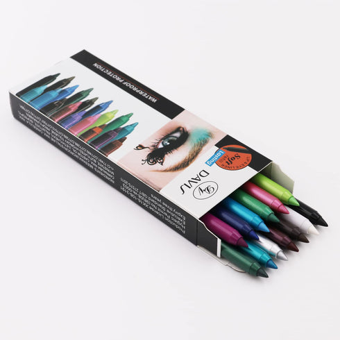13 Colors Eyeliner Pencil Colorful Eye Shadow Pencil Eyebrow Pen Glitter Matte for Women Eye&Lip Liner Professional Eye Makeup...