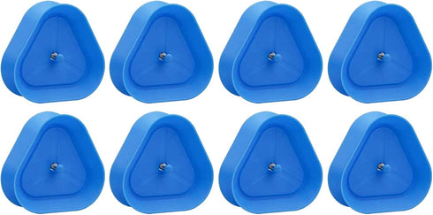 Yuanhe Playing Card Hand Holders - Triangle Shaped Hands-Free Poker Game Card Holder Trays, Set of 8...