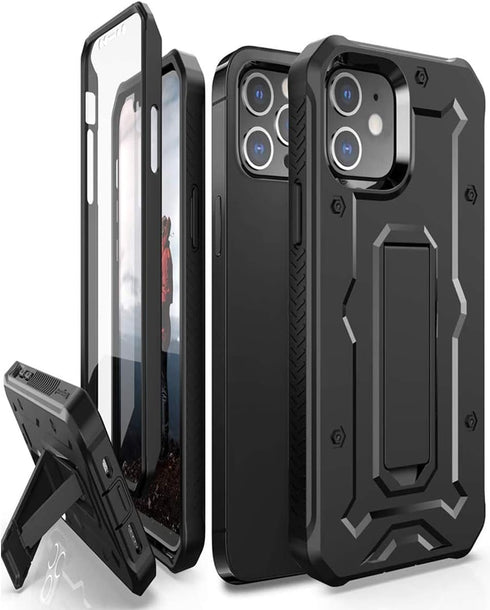 ArmadilloTek Vanguard Designed for iPhone 12 / iPhone 12 Pro Case (6.1 inches) Military Grade Full-Body Rugged with Built-in Screen Protector and ...