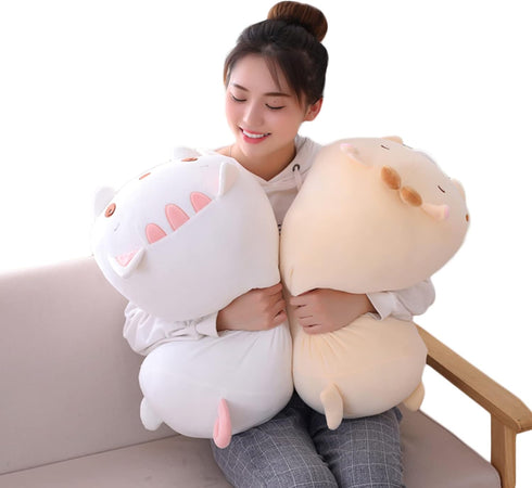 Panda Plush Stuffed Animal, Cute Panda Plushie Cylindrical Body Pillow Toy Gifts for Kids Birthday, Valentine, Christmas, 8inch...
