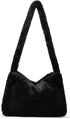 Fuzzy Tote Bag Y2K Fluffy Shoulder Bag Women Furry Purse Large Cute Plush Bag Ladies Faux Fur Bag for Autumn and Winter...