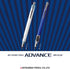 Uni Mechanical Pencil, Kuru Toga Advance, 0.7mm, White (M75591P.1)...