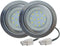 2-Pack 1.5W LED Cooker Range Hood Bulb Light 12V DC 60mm Hole Closet Light Undercabinet Light Recessed Downlight Clear Glass 20W Halogen Equivalen...
