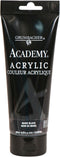 Grumbacher Academy Acrylic Paint, Gloss, 200ml/6.8 oz. Plastic Tube, Mars Black (C134P200)...