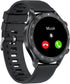 BRIBEJAT Smart Watch for Men (Dial/Answer Call) Built-in Music Player, Voice Assistant, Real-time Heart Rate & Sleep Monitor Compatible with Samsu...