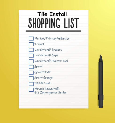 Miracle Sealants LEV316UN5 Levolution Universal Tile Spacing Tools, 3/16 in, (50 pcs), Pieces...