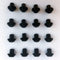 16 pcs WB2K101 Rubber Feet Replacement for GE and Kenmore Range Burner Grate. High Temp Resistant Silicone Rubber Pads Bumper Kit Replace Parts WB2K101, WB02K0101, 247410