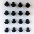16 pcs WB2K101 Rubber Feet Replacement for GE and Kenmore Range Burner Grate. High Temp Resistant Silicone Rubber Pads Bumper Kit Replace Parts WB2K101, WB02K0101, 247410