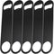 WEGAZ-5 Pack 7inch Black Stainless Steel Flat Beer Bottle Opener,Stainless Steel...