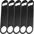 WEGAZ-5 Pack 7inch Black Stainless Steel Flat Beer Bottle Opener,Stainless Steel...