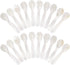 Set of Caviar Spoons Shell Spoon Mother of Pearl Caviar Spoons W Round Handle for Caviar, Egg, Ice Cream, Coffee, Restaurant Serving (20 Pieces,2....