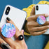 (6 Pack) Collapsible Cell Phone Grip for Smartphones,Expanding Cellphone Holder for Phone - Pink Purple Gray Marble...