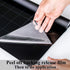 Static Cling Total Blackout Window Film 100% UV Blocking Window Darkening Film Black Opaque Privacy Window Tint Removable Plastic Glass Covering (...
