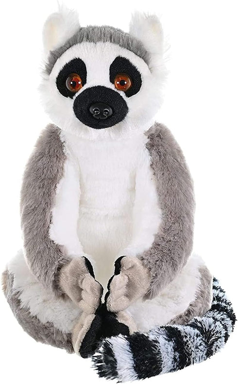 Wild Republic Ring Tailed Lemur Plush, Stuffed Animal, Plush Toy, Gifts for Kids, Cuddlekins 12 Inches...
