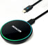 MEGACOM Magnetic Wireless Charger, 15W Fast Charging Pad, Compatible with iPhone 15/15 Plus/15 Pro Max/14, Samsung Galaxy S22/S21/S20, with USB-C ...