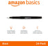 Amazon Basics Felt Tip Marker Pens - Medium Point, Black, 24-Pack...