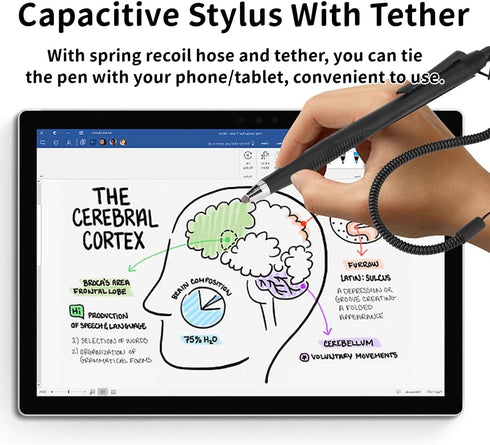 T220 Pen, Stylus Pen for Tablet X2, Stylus Pens for Touch Screens, Capacitive Stylus with Tether Phone Touch Pen for Mobile Phone Tablet PC...