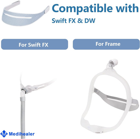 6 Packs Headgears for DreamWear(Original Version) - 6 Packs Headgear Straps to Well Reduce Strap Slip-Off and Great Comfort & Softness, Great Valu...