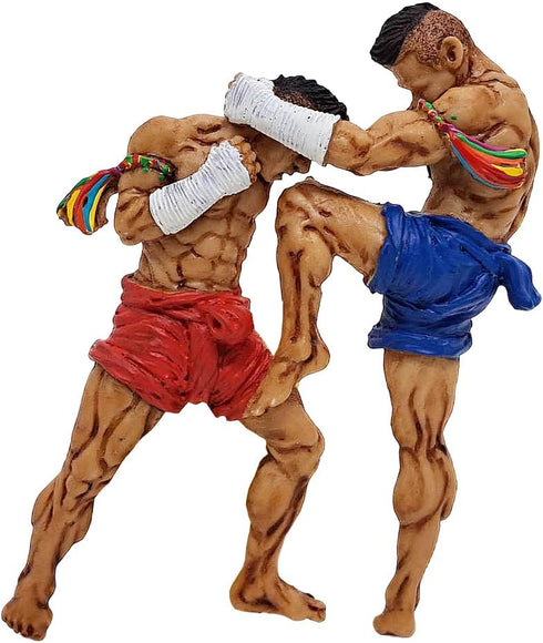 4¼" Muay Thai Hak KOR Erawan or Break The Elephant’s Neck Basic Movement Muaythai Boxing Martial Arts 3D Resin Fridge Magnet Souvenir Refrigerator...
