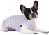 Puppy Striped Recovery Suit for Female Male Dogs Cats,Zip Up Dog Onesie Recovery Shirt Abdominal Wounds,Professional Spay Neuter Dog Pet Bodysuit ...
