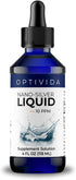 Optivida Health- Colloidal Nano Silver Liquid for Immune Support, Promotes A Healthy Immune System Nano Silver Liquid Solution 10PPM (4 oz.)...