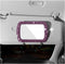 Car Sun Visor Mirror, Bling Reinestone Crystal Visor Makeup Vanity Cosmetic Mirror Clip for Women Girls, Automotive Mirror Light Sun Shading Unive...