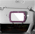 Car Sun Visor Mirror, Bling Reinestone Crystal Visor Makeup Vanity Cosmetic Mirror Clip for Women Girls, Automotive Mirror Light Sun Shading Unive...