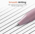 Gel Pens, 6pcs 0.5mm Fine Point Smooth Writing Pens, Quick Dry Black Ink Pens for Journaling and Note Taking, Cute Aesthetic Pens for Office Schoo...