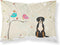Caroline's Treasures BB2509PILLOWCASE Between Friends Greater Swiss Mountain Dog Fabric Standard Pillowcase Lightweight Super Soft Easy Care Decor...