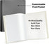 CRANBURY Art Portfolio 9x12 Binder - (Black), 9 x 12 Binder with 24 Clear Sleeves, Displays 48 Pages, Customizable Cover, A4 Binder for Kids Art, ...