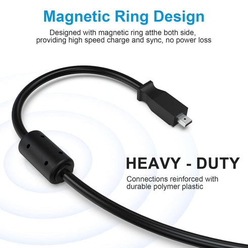 Replacement M340 Digital Camera Charger USB Camera Data Charging Cable Cord Compatible with Kodak M340, M341, M380, M381, M420, M530, M550, M575, ...